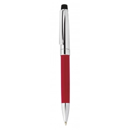 PEN METAL CHROMED/RED SHINY