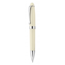 BALLPOINT PEN METAL - WHITE