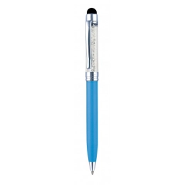 BALLPOINT PEN TOUCH METAL - LIGHT BLUE