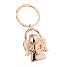 KEY CHAIN ANGEL/ HEART ROSE GOLD-NOBOX
