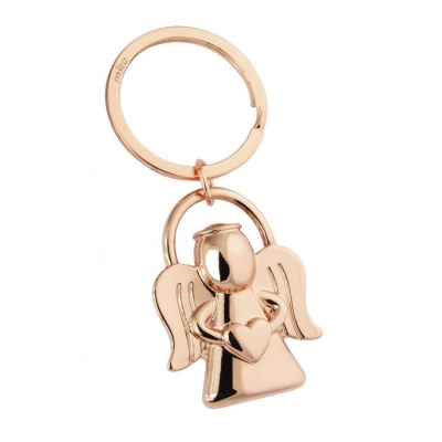 
                                            KEY CHAIN ANGEL/ HEART ROSE GOLD-NOBOX
                                            