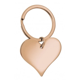 PORTACHIAVI CUORE SINGOLO ROSATO ECO BOX