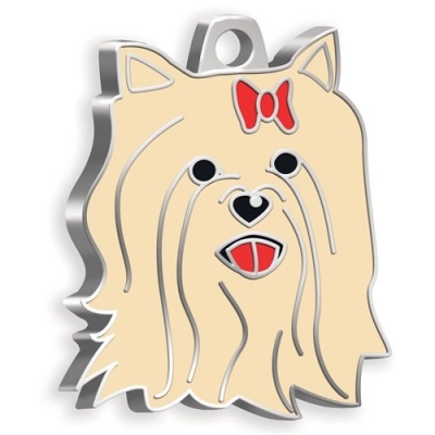 
                                                DOG TAG YORKSHIRE CREME-COLORED
                                                