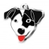 Адресник для собаки Джек-рассел черно-белый Адресник для собаки Джек-рассел черно-белый