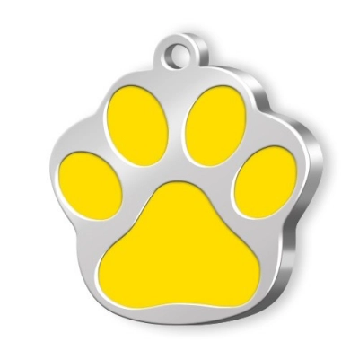 
                                            PET TAG BIG PAW YELLOW
                                            