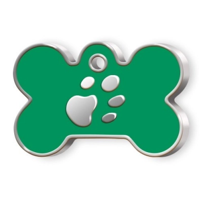 
                                            PET TAG BIG GREEN BONE WITH PAW
                                            