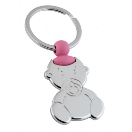 KEY CHAIN LITTLE GIRL- PU PINK -NO BOX