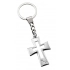 KEY CHAIN PERFORATED CROSS & CHRIST-NO B