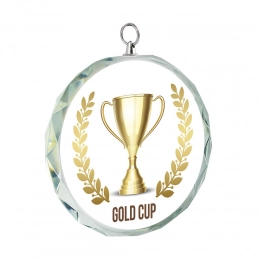 Medal GLASS FOR SUBLIMATION CM  7X7X1.2