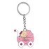 KEY CHAIN PRAM PINK - NO BOX