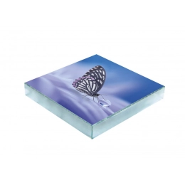 SQUARED GLASS FOR SUBLIMATION 90X90X19MM