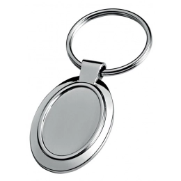 KEY CHAIN OVAL HOLLOW  - no box