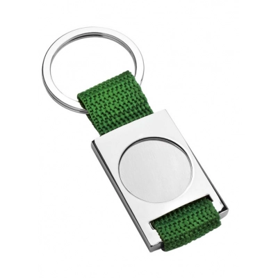 
                                                KEY CHAIN TEXTILE GREEN-HOLLOW 25MM
                                                