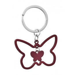 KEY CHAIN RED BUTTERFLY - NO BOX