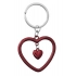KEY CHAIN HEART RED - NO BOX