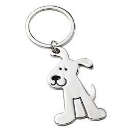 KEYCHAIN METAL SHINY DOG - NO BOX