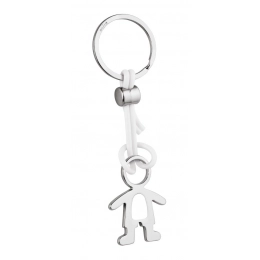 KEY RING LITTLE BOY PVC WHITE - NO BOX