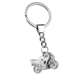 KEYCHAIN MOTORBIKE SATIN POLISHED-NO BOX