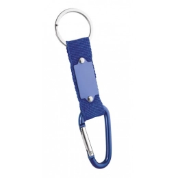 CARABINER KEYCHAIN BLUE