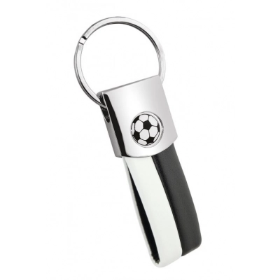 
                                            KEYCHAIN FOOTBALL PU WHITE/BLACK NO BOX
                                            