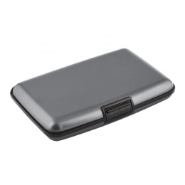 BUSINESS CARD HOLDER ALUMINIUM DARK GREY