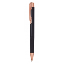 PEN IN SATIN BLACK AND ROSE GOLD POLISHE