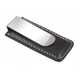 MONEY CLIP METAL AND PU