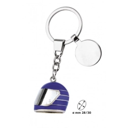 KEYCHAIN HELMET BLUE/COIN