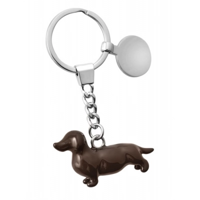 
                                            KEYCHAIN  DACHSHUND-WITH COIN
                                            