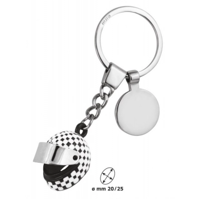 
                                            KEYCHAIN HELMET CHECKERED/COIN
                                            