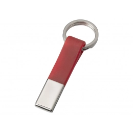 KEYCHAIN  DOUBLE RING  RED