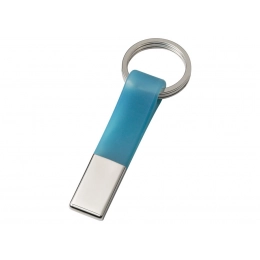 KEYCHAIN  DOUBLE RING  BLUE