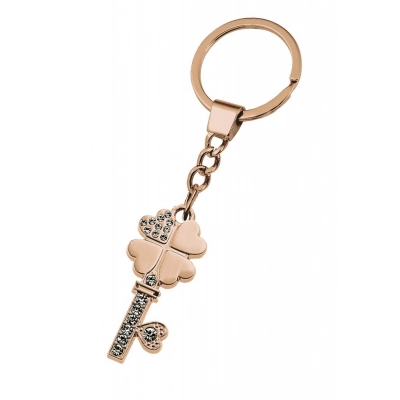 
                                            ROSÉ FOUR-LEAF CLOVER KEY CHAVI HOLDER
                                            