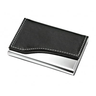 
                                            BUSINESS CARD CASE METAL - PU BLACK
                                            