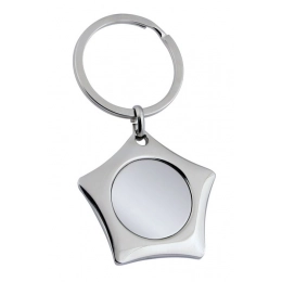 KEY CHAIN STAR W / SHINY INSERT