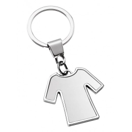 KEY CHAIN T-SHIRT WITH SHINY PLATE