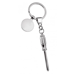 KEY CHAIN STAR SCREWDRIVER WITH TOKEN