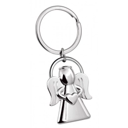 KEY CHAIN - ANGEL WITH HALO AND HEART