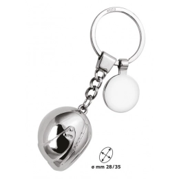 KEY CHAIN HELMET BIG CHROMED
