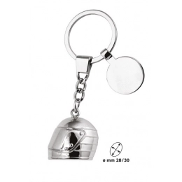 KEY CHAIN HELMET CHROMED