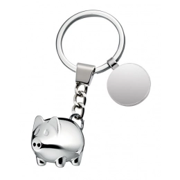 KEYCHAIN LITTLE PIG WITH COIN