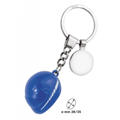 
                                            KEY CHAIN HELMET BIG BLUE WITH COIN
                                            