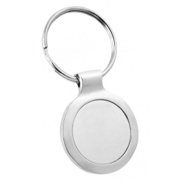 KEYCHAIN ROUND /PLATE SHINY d=27