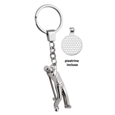
                                            KEY CHAIN STEEL GOLF WITH COIN
                                            