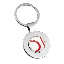 KEY CHAIN - BASEBALL - BACK SMOOTH