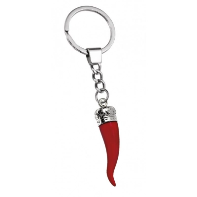 
                                            KEY RING HORN AMULET RED
                                            