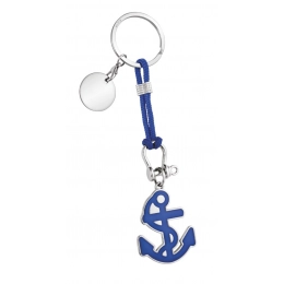 KEY RING BLUE ANCHOR WITH TOKEN