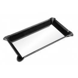PU VALET TRAY 23x12,5 cm WITH PLATE