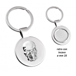 KEY RING SKULL WITH HOLLOW