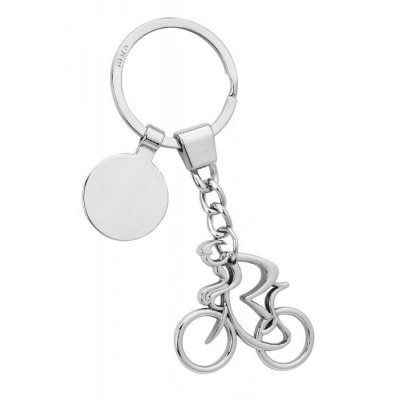 
                                            Брелок в виде стилизованного велосипеда с жетоном
                                            